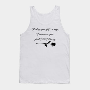 ROSE & THORNS (light background) Tank Top